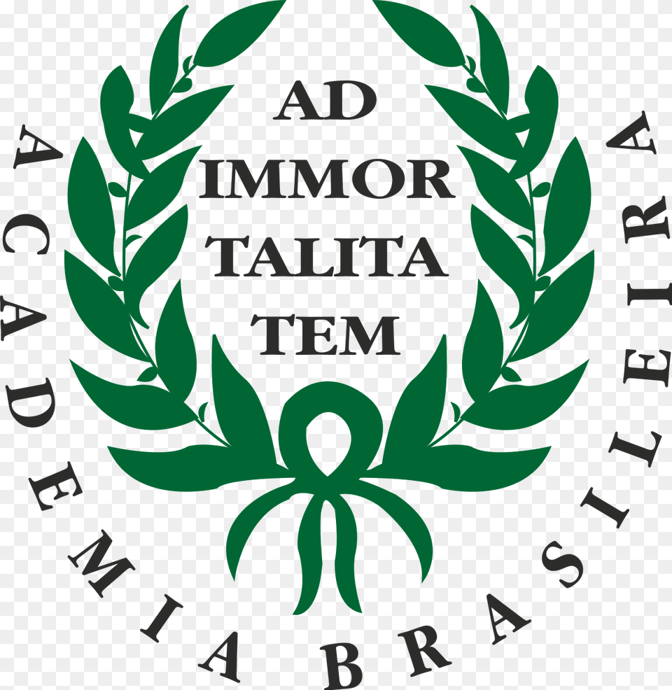 Academia Brasileira De Letras, Emblem, Symbol, Logo, Green Free Transparent Png