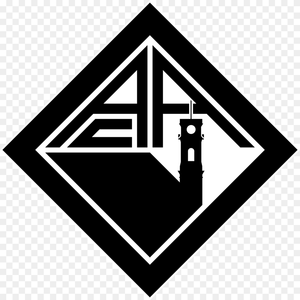 Academica De Coimbra Logo, Triangle, Sign, Symbol Free Png Download
