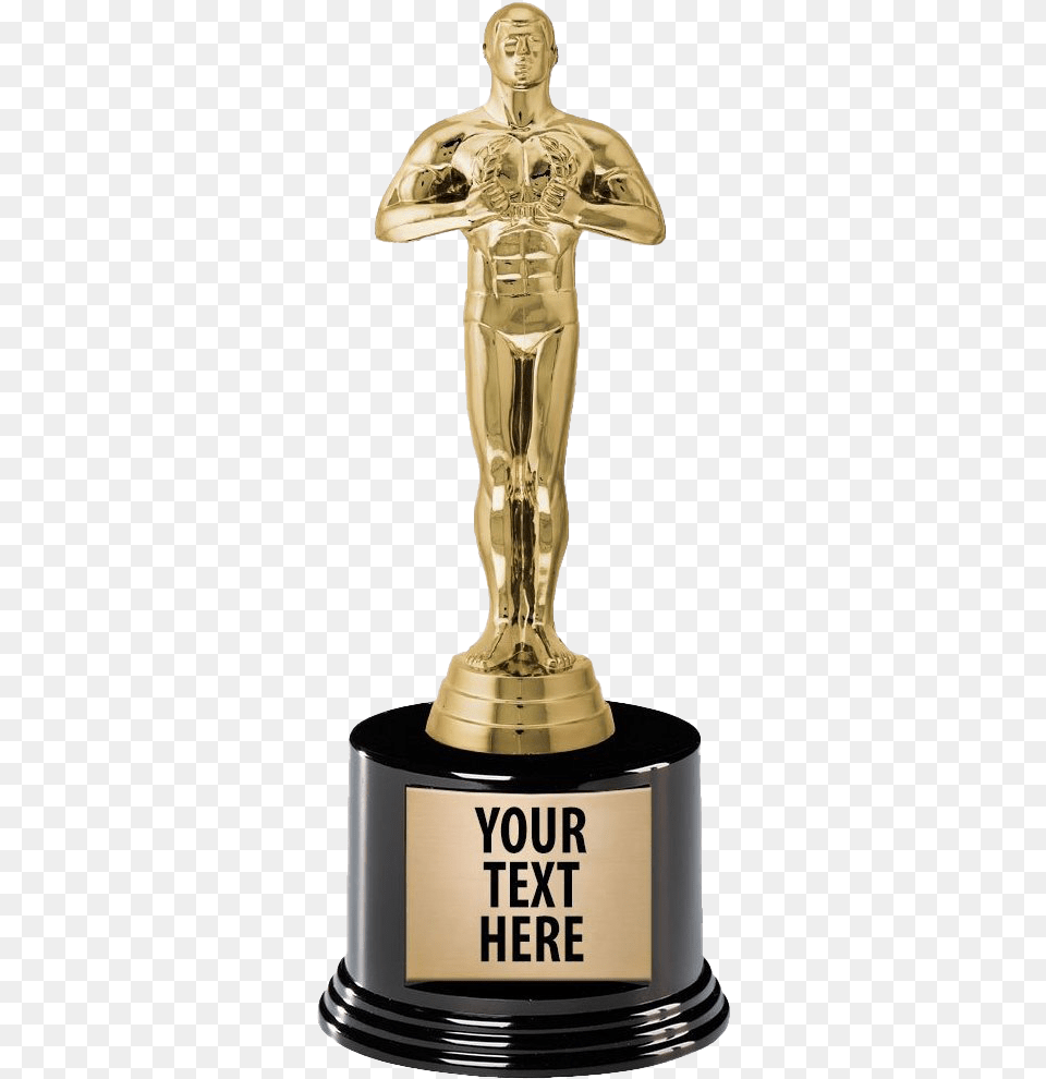 Academy Award Statue Photo Trophy Oscar, Adult, Male, Man, Person Png Image
