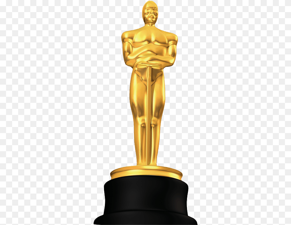 Academy Awards Trophy Oscars Premio Oscar, Adult, Male, Man, Person Png