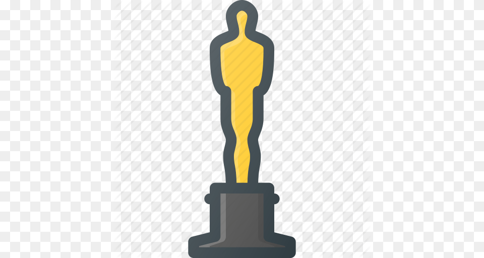 Academy Awward Film Movie Oscar Reward Icon, Art Png