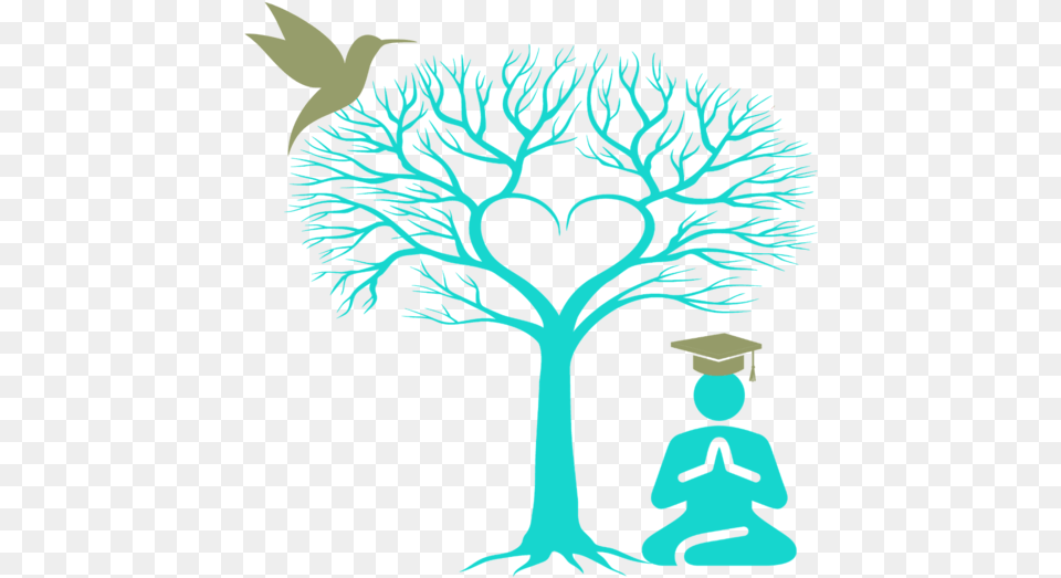 Academy Courses U2014 Mind Detox Heart Tree Silhouette Svg, Art, Person, Drawing Free Transparent Png