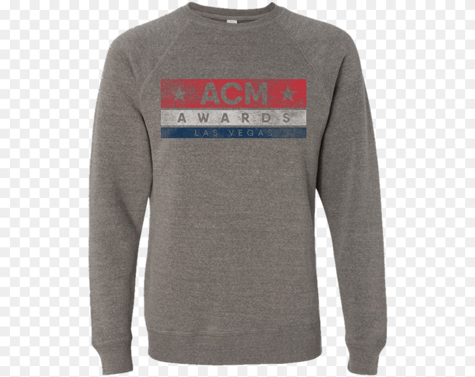 Academy Of Country Music 54th Gun Metal Sweatshirt, Clothing, Knitwear, Long Sleeve, Sleeve Png Image
