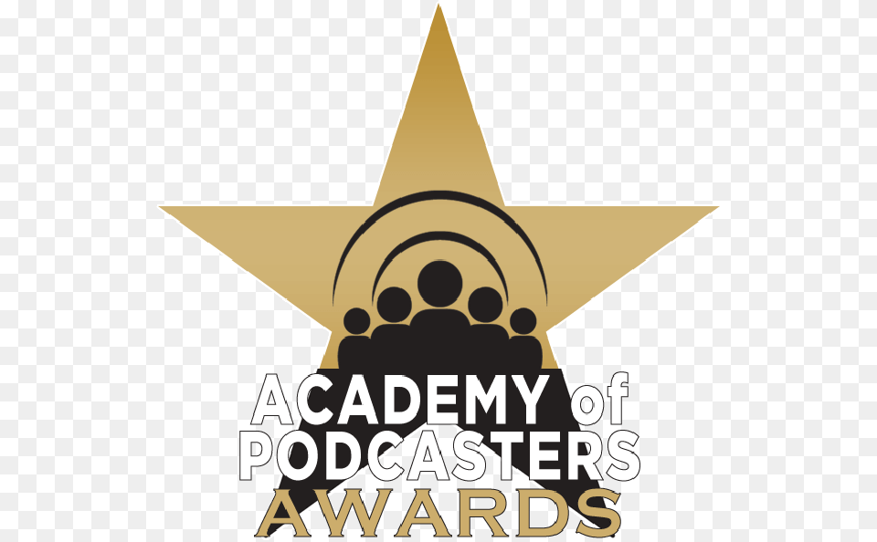 Academy Of Podcasters Awards And Podcasting Hall Of Fame, Symbol, Star Symbol, Logo Png