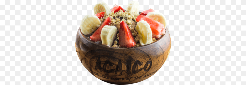 Acai Bowl Na Tigela, Banana, Food, Fruit, Plant Free Png
