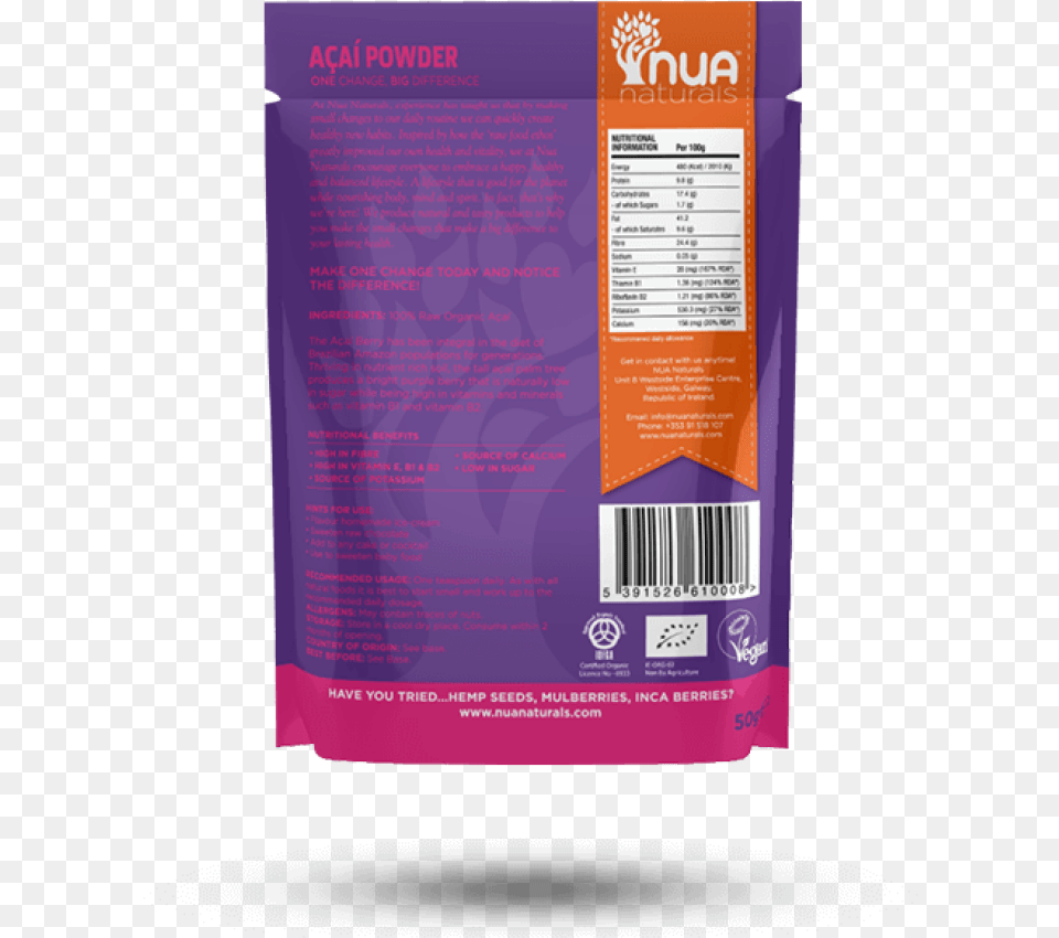 Acai Powder Label, Purple, Advertisement Png