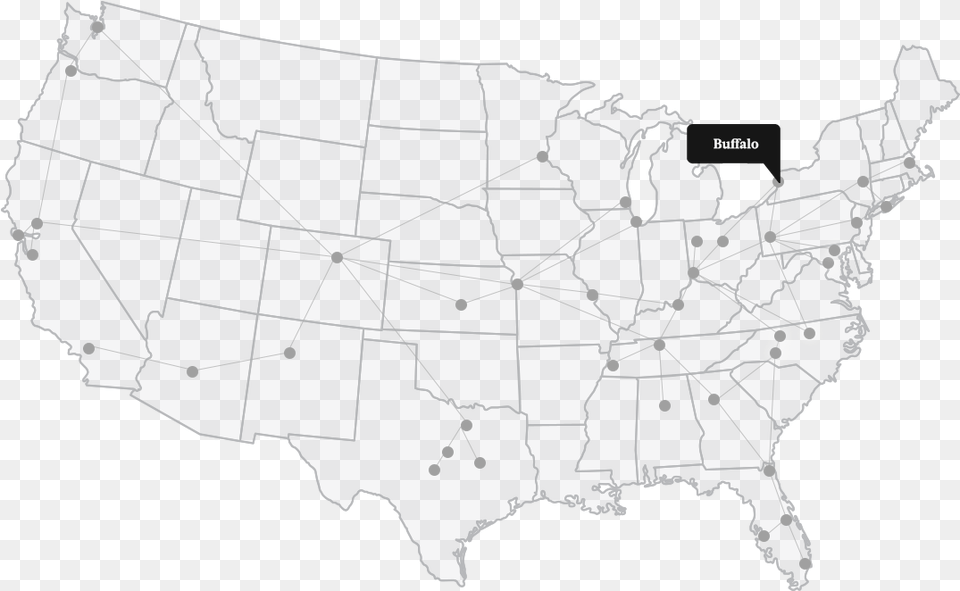 Acbj Usa Map Buffalo Map, Atlas, Chart, Diagram, Plot Free Png Download