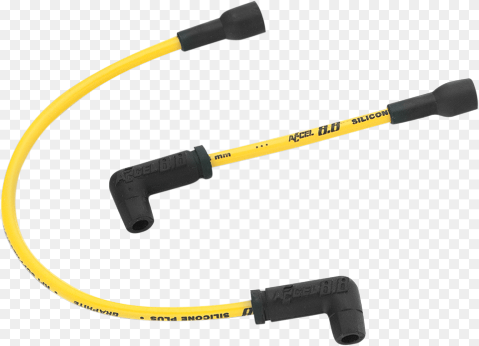 Accel Yellow Accel Suppression Core Wire Set, Smoke Pipe Png Image
