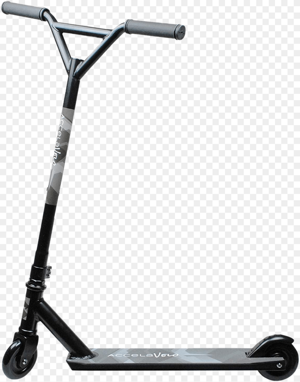 Accelavelo Stealth Black Stunt Scooter, Transportation, Vehicle, E-scooter Free Png Download