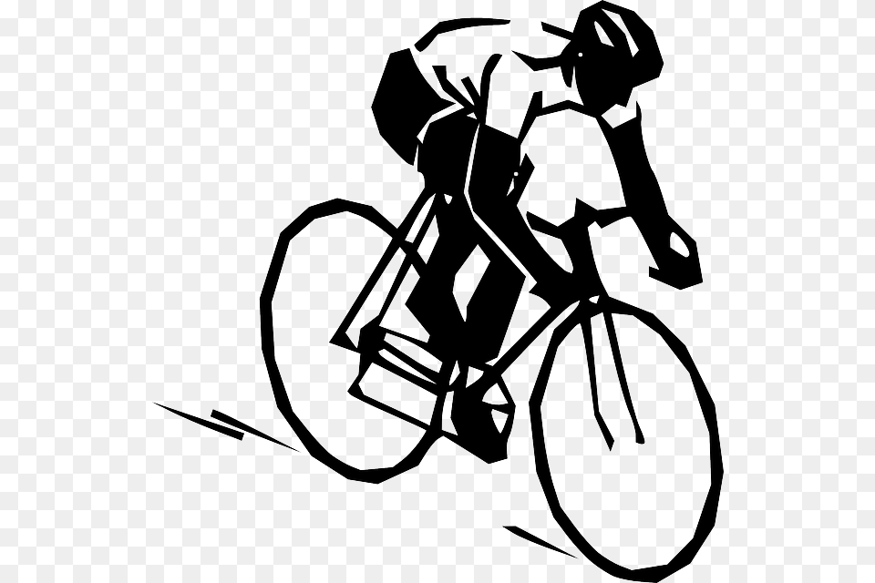 Accelerant Clipart Clipart Cycling, Stencil, Bicycle, Person, Sport Png Image