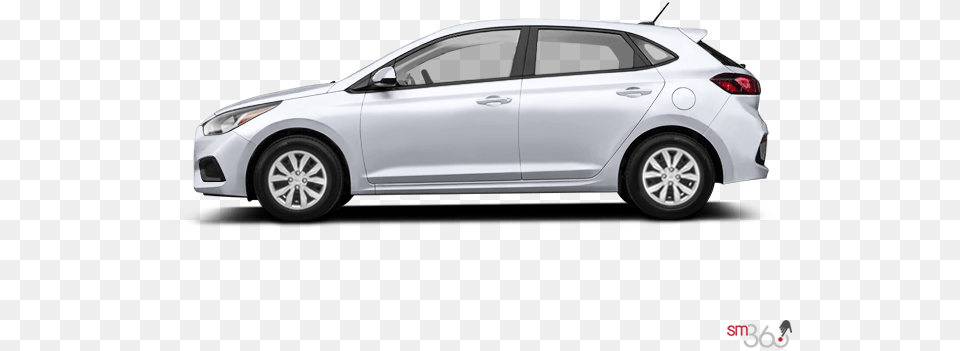 Accent 5 Doors Hyundai Accent 2019 White, Spoke, Car, Vehicle, Machine Png Image
