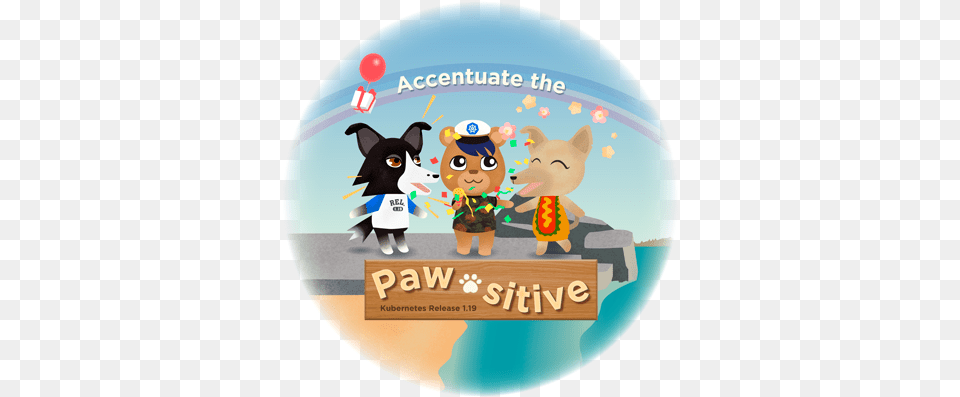 Accentuate The Paw Kubernetes Release Logo, Disk, Dvd, Toy Png Image