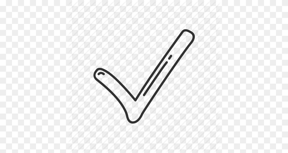Accept Agree Approved Check Check Symbol Correct Emoji Icon, Device, Furniture, Grass, Plant Png