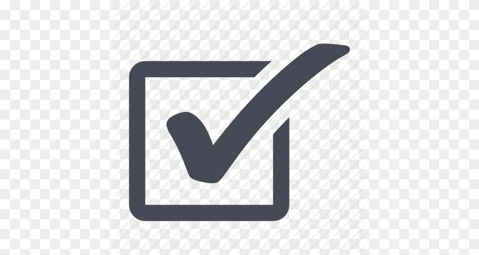 Accept Check Checkbox Ok Tick Yes Icon, Handle, Handrail Free Transparent Png