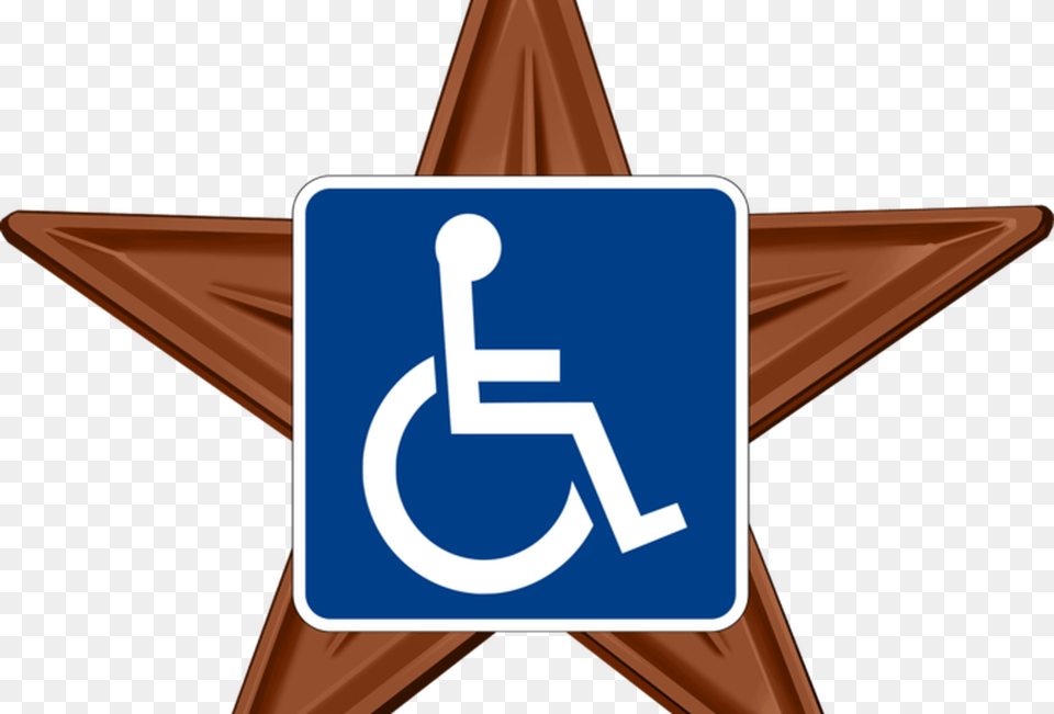 Accessible Parking Sign, Symbol, Road Sign Free Png Download