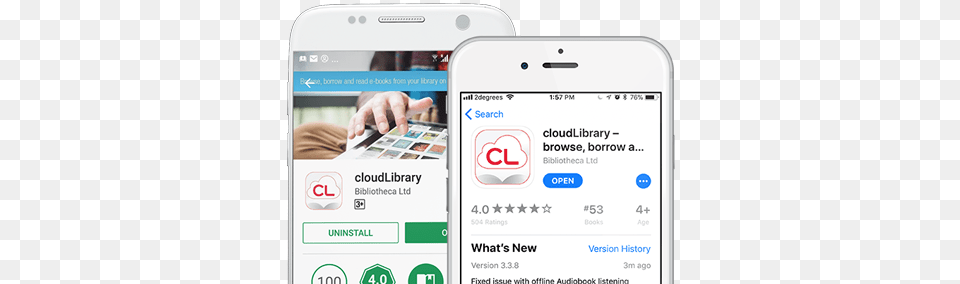 Accessing Cloudlibrary Digital Library Collection Has Never Iphone, Electronics, Mobile Phone, Phone, Text Free Transparent Png
