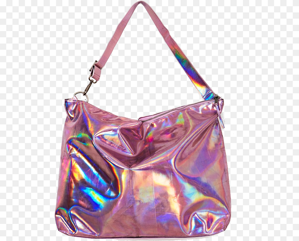 Accessories Bags Purses Pink Rainbow Holographic Nasty Gal Holographic Bag, Handbag, Purse Free Png Download