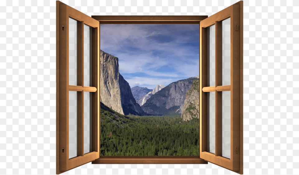 Accessoriesmuralart Yosemite National Park Yosemite Valley, Window, Nature, Outdoors Png Image