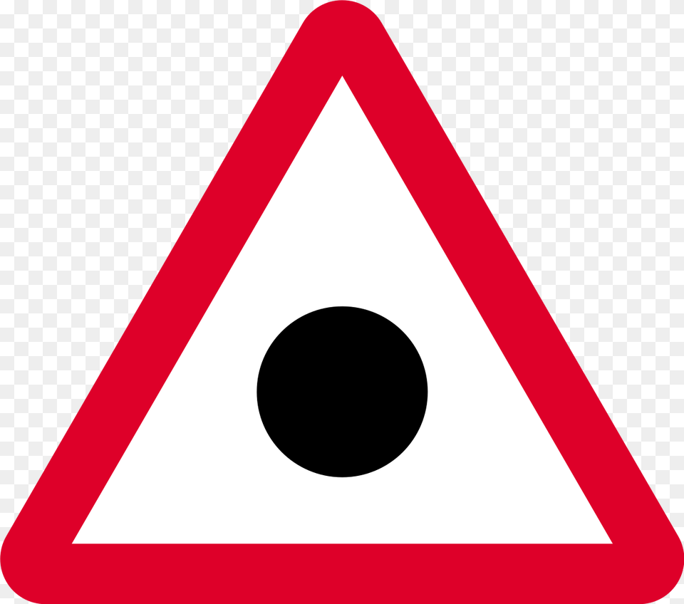 Accident Black Spot Sign, Symbol, Triangle, Road Sign, Smoke Pipe Free Png