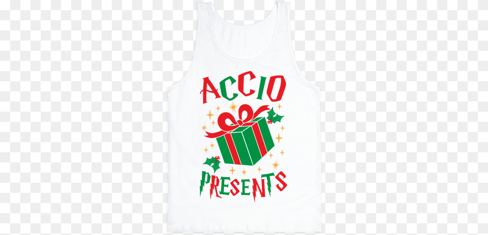 Accio Presents Tank Top Christmas Day, Clothing, Tank Top, Blouse Free Transparent Png