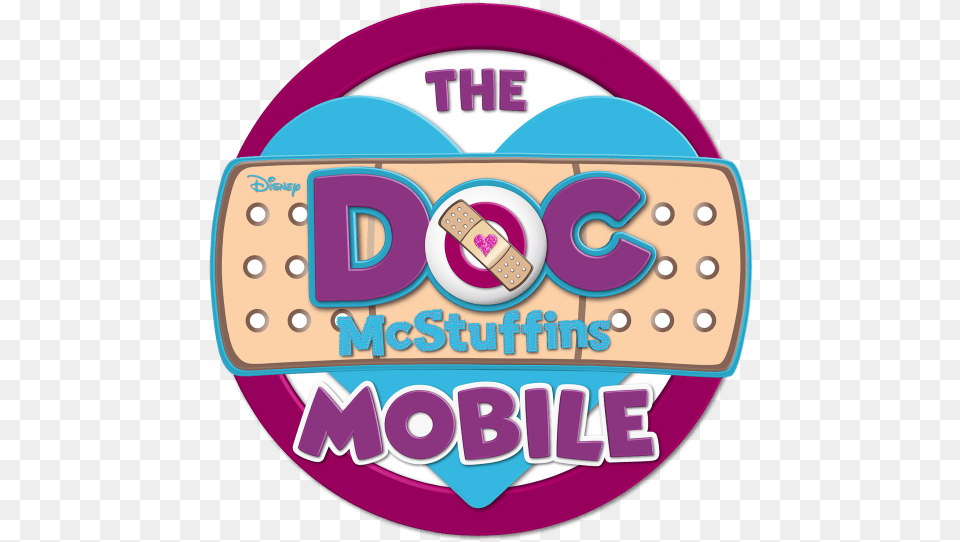Acclaimed Disney Junior Series Doc Mcstuffin Logo, Bandage, First Aid, Disk Free Png Download