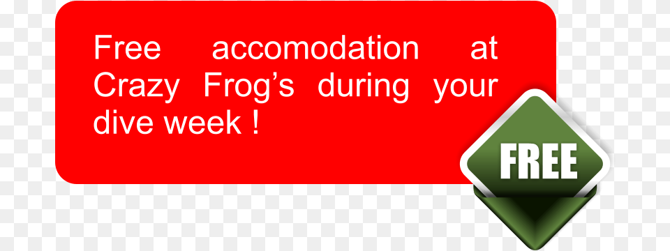 Accomodation And Dive Trip Prices With Crazy Frog Center Blue Screen, Text Png Image