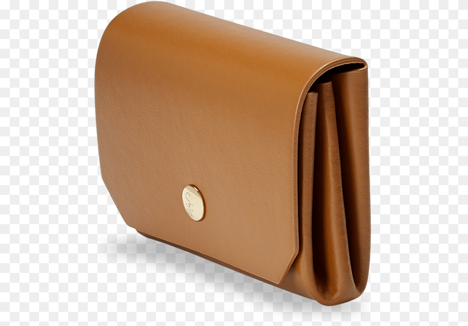 Accordion Leather Wallet In Cognac Calf Bag, Accessories Png