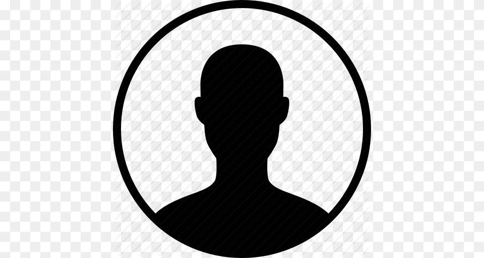 Account Avatar Circle Contact Male Profile User Icon, Silhouette Free Transparent Png