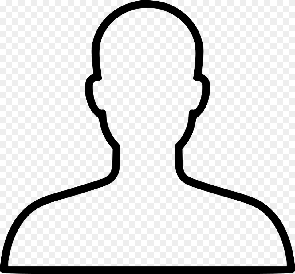 Account Avatar Face Head Person Profile User Person Face Icon, Silhouette, Stencil Free Png Download