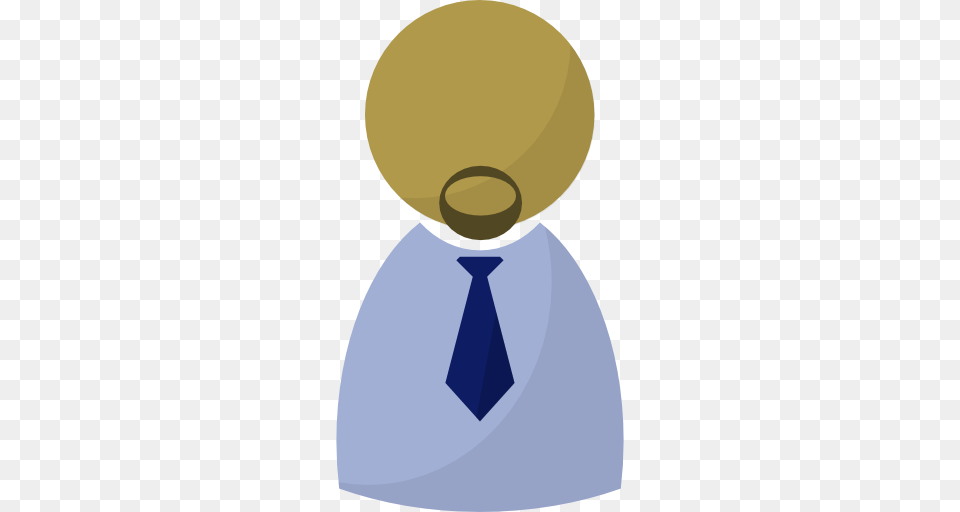 Account Boss Man Office Person User Icon, Accessories, Formal Wear, Necktie, Tie Free Transparent Png