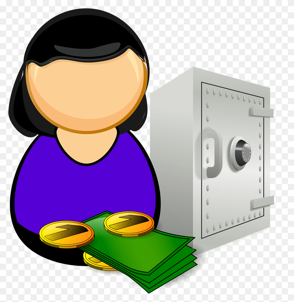 Accountant Bank Officer Clipart, Safe Free Png