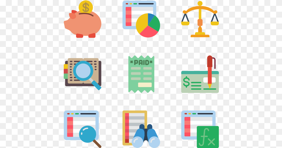 Accounting Bank Account Icon, Text Png