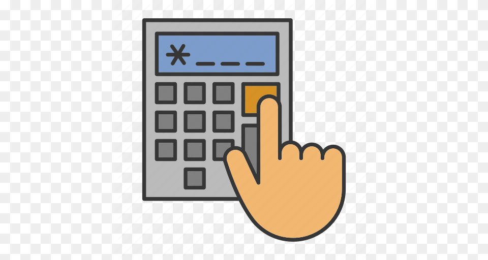 Accounting Business Calculate Calculator Counting Economy, Electronics, Scoreboard Free Png Download