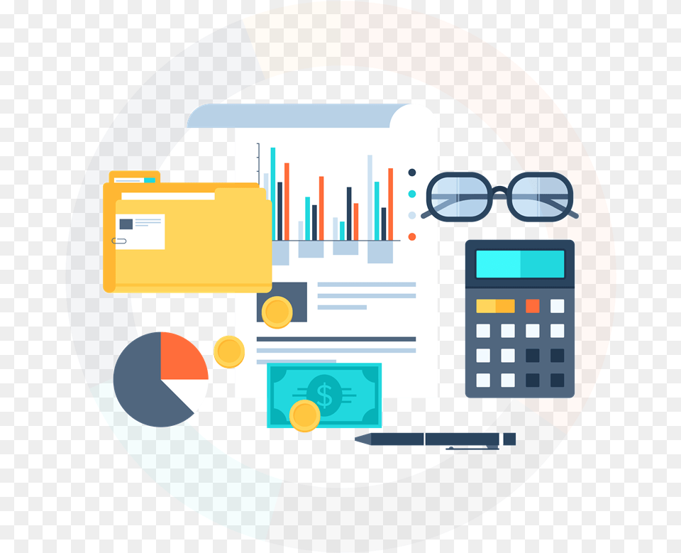 Accounting Icon Clipart Balance Sheet, Electronics, Accessories, Disk, Glasses Free Png Download