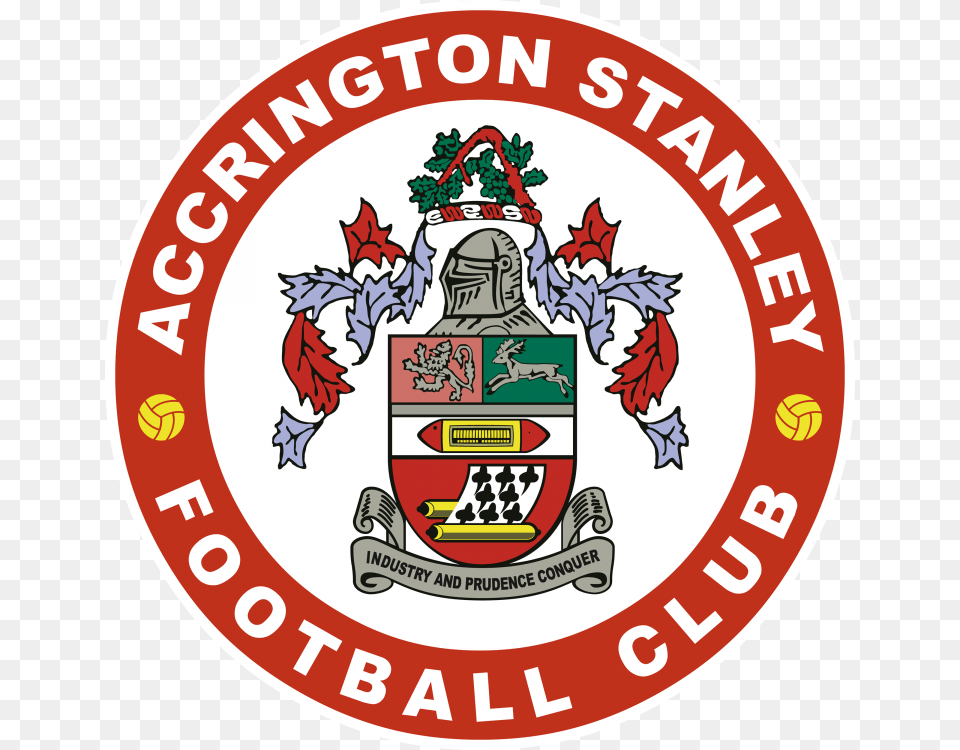 Accrington Stanley Fc Logo Accrington Stanley Fc, Emblem, Symbol, Person, Badge Png
