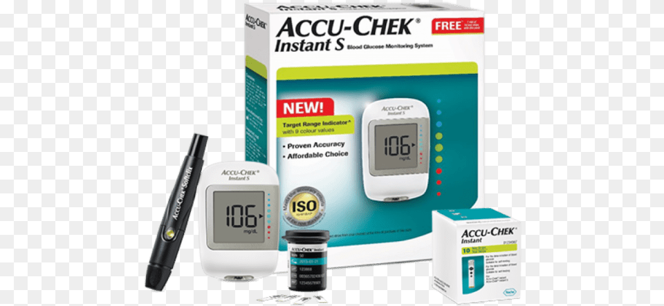 Accu Chek Instant S Meter, Computer Hardware, Electronics, Hardware, Monitor Free Png Download