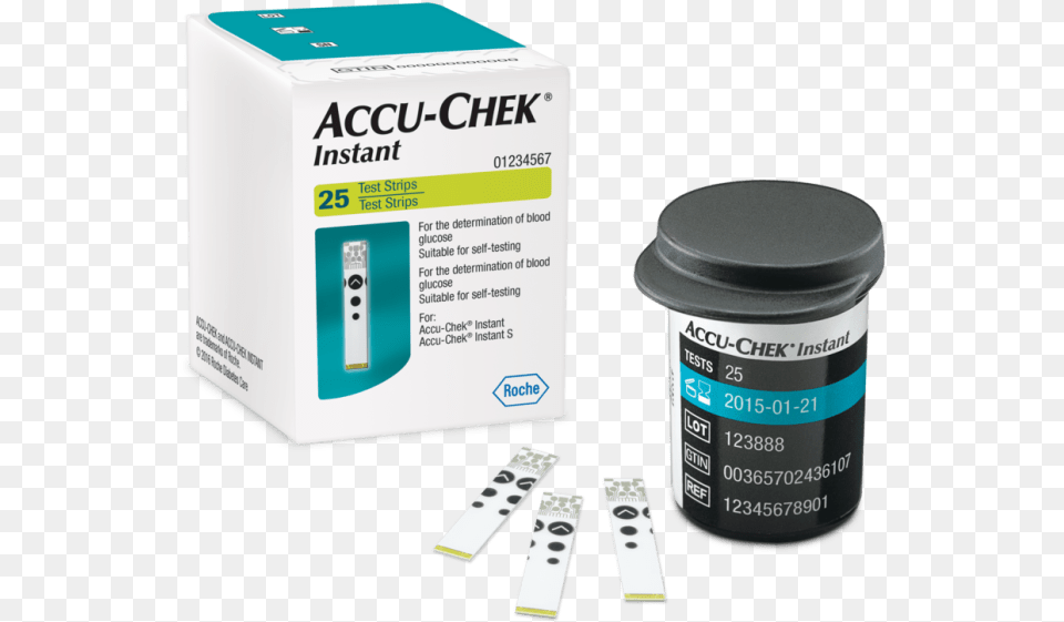Accu Chek Instant S Test Strips Accu Chek Instant Strips, Can, Tin Free Png