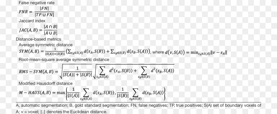 Accuracy Segmentation Metrics Set Agreement Metrics Accuracy Metric In Segmentation, Text Png