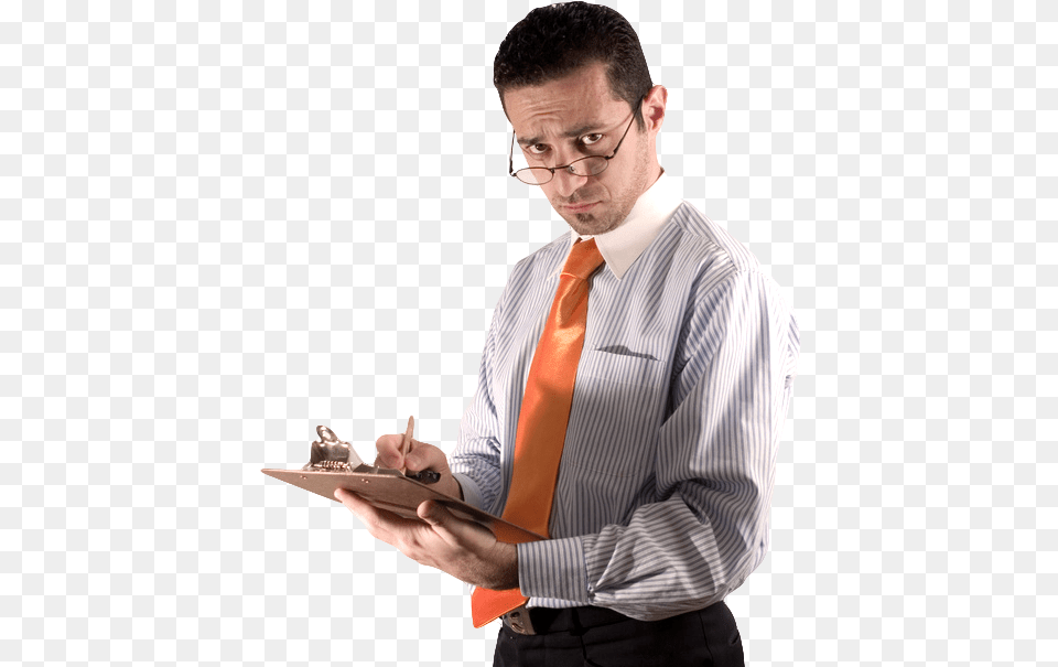 Accurate Transcription Services Businessman Inspecting Regulatory Inspections, Accessories, Shirt, Reading, Person Png