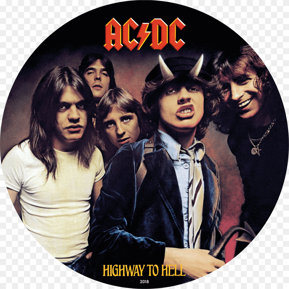 Acdc Highway To Hell Album Cover, Woman, Adult, Person, Man Png Image