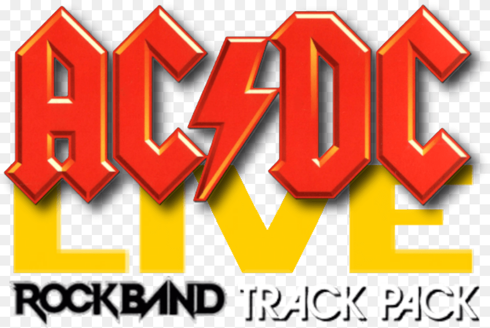Acdc Live Rock Band Track Pack Details Launchbox Games Rock Band Ac Dc Track Pack Logo, Text, Scoreboard Png Image