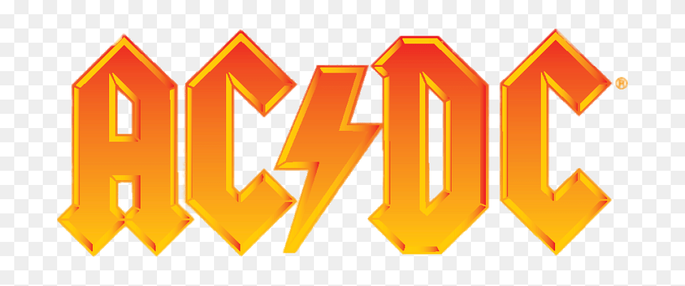 Acdc Logo Orange Yellow, Text Free Png