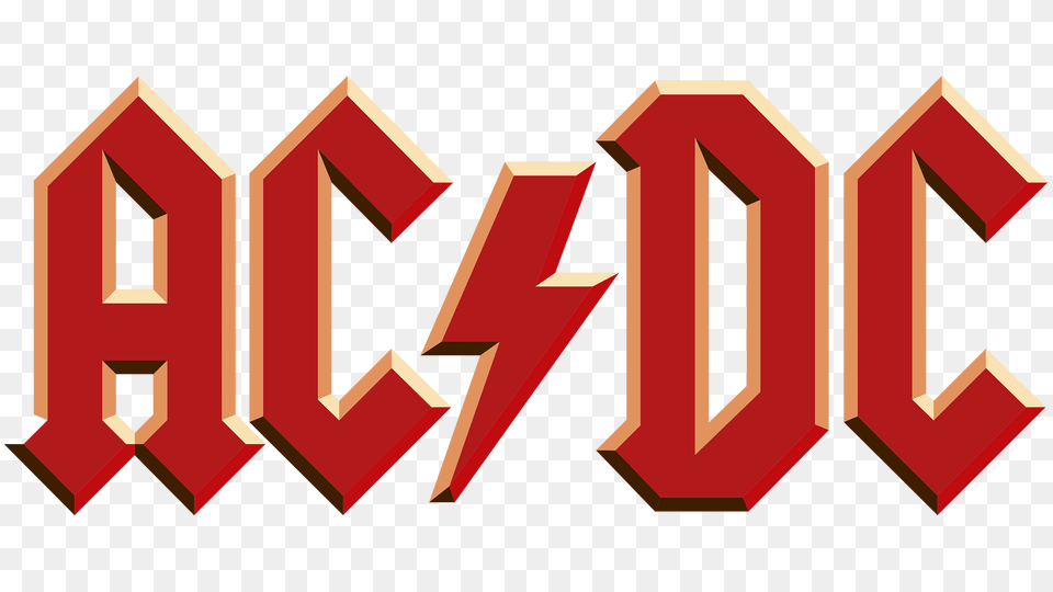 Acdc Logo Red, Text Png Image
