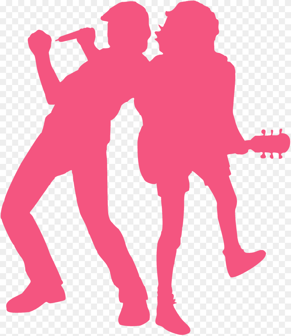 Acdc Musicians Silhouette, Person, People, Group Performance, Dancing Free Png