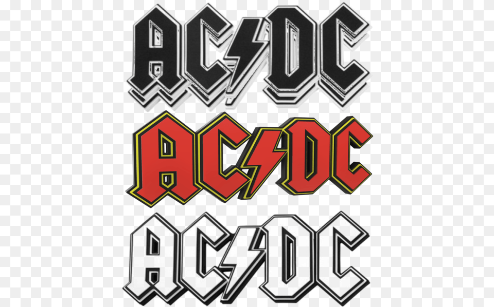 Acdc Toppers Black Ac Dc Logo, Text, Qr Code Png