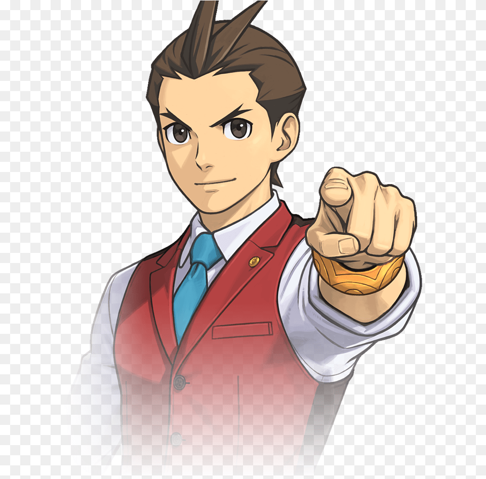 Ace Attorney Clipart Apollo Justice Spirit Of Justice, Adult, Male, Man, Person Free Png