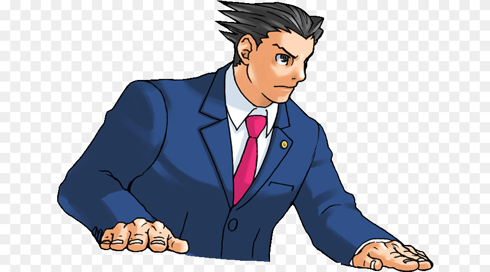Ace Attorney Images Phoenix Wright Hd Sprites Hd Wallpaper Ace Attorney Phoenix Sprite, Formal Wear, Blazer, Jacket, Clothing Free Png