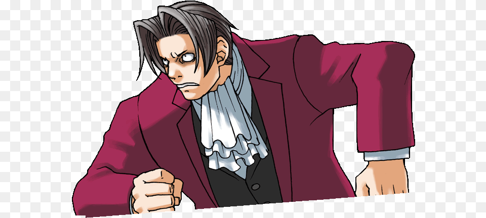 Ace Attorney Miles Edgeworth, Publication, Book, Comics, Adult Png