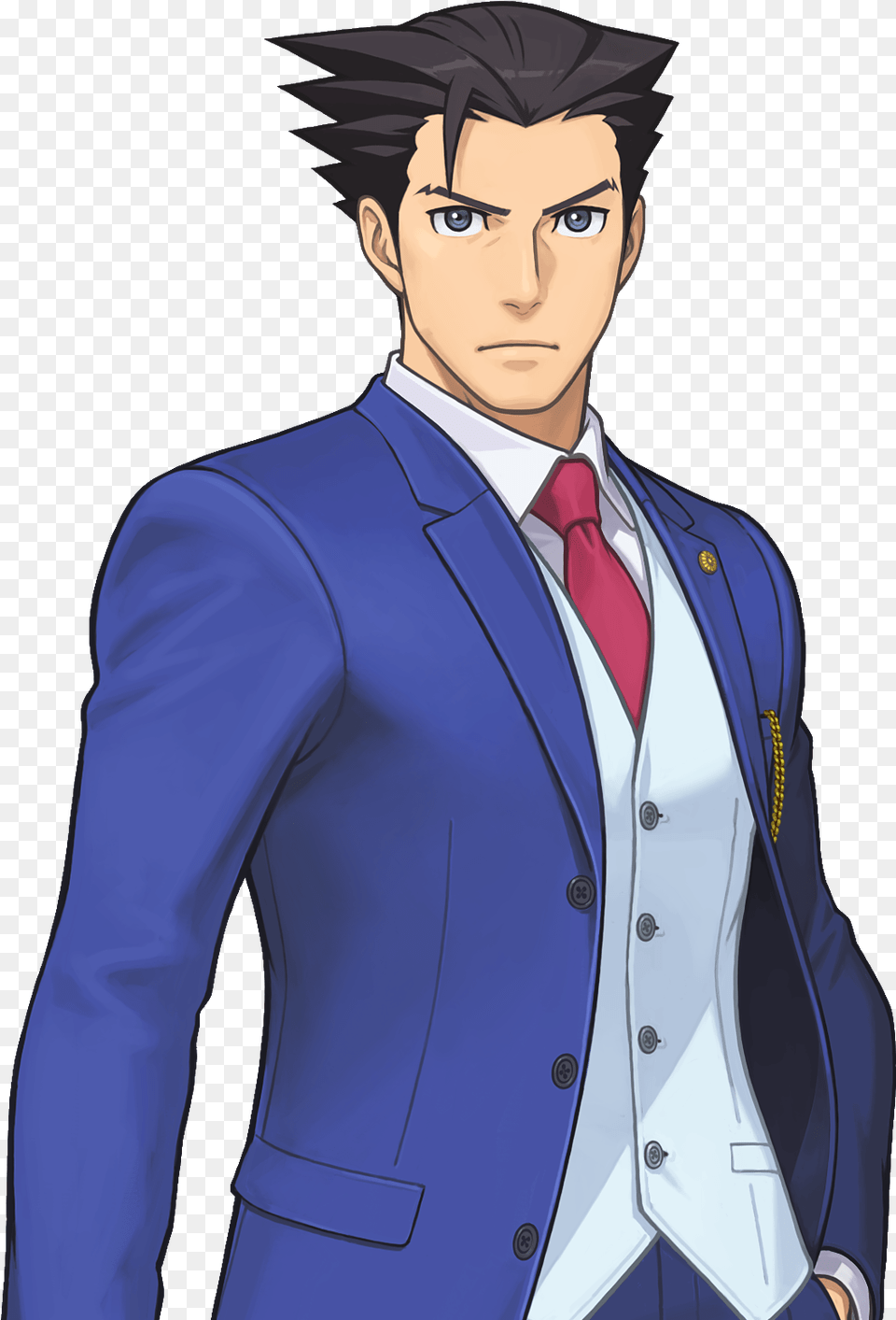 Ace Attorney Phoenix Wright, Publication, Male, Jacket, Suit Free Png Download