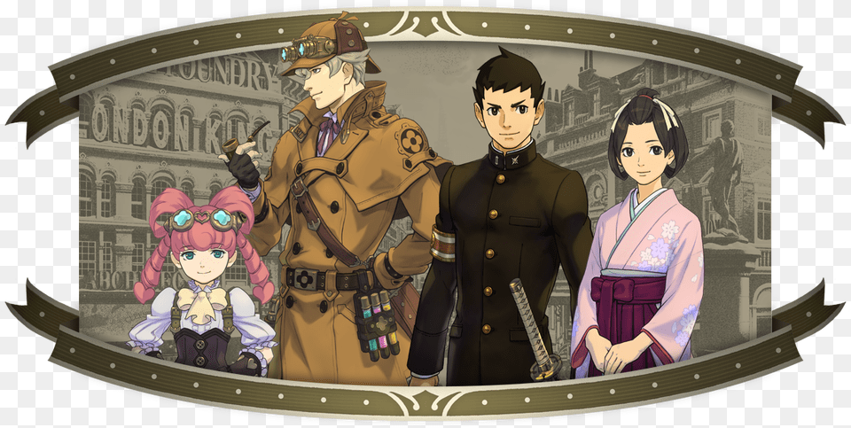Ace Attorney Video Introduces Sherlock Holmes Great Ace Attorney, Publication, Book, Comics, Adult Free Transparent Png